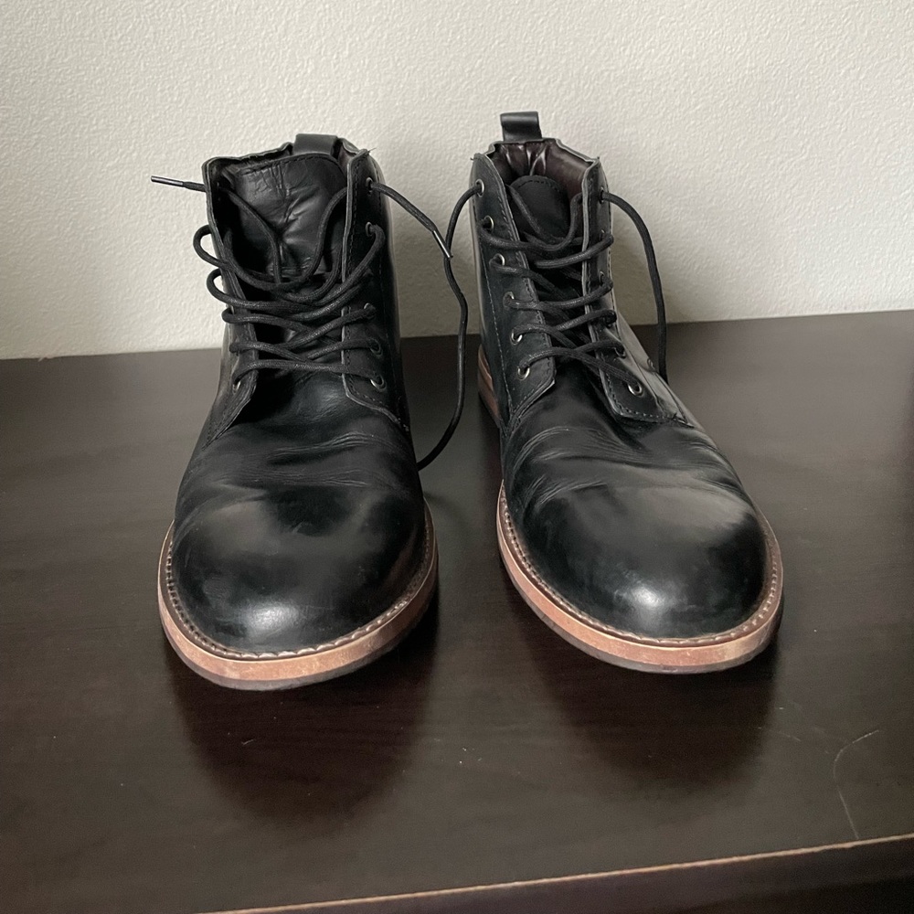 Dune London Leather Ankle Boots